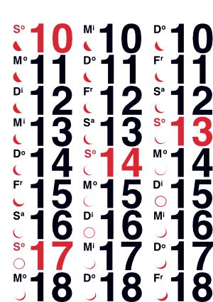roericht | strip calendar 2025