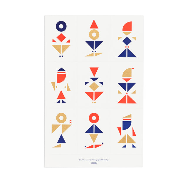 'Nutcracker' postcard sheet