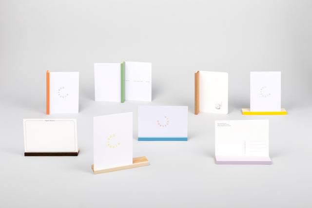 'loop' postcard holder