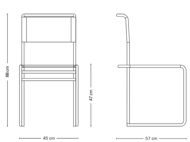 'backrest chair b40' bauhaus original model