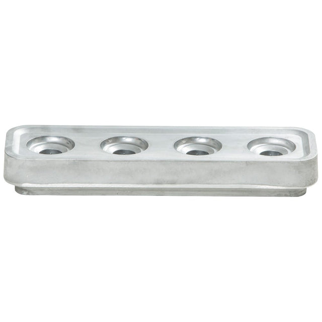 'stumpastaken long' candle holder 4 candles, long
