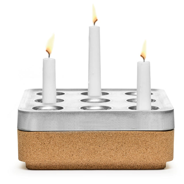 'stumpastaken original' candle holder 9 candles