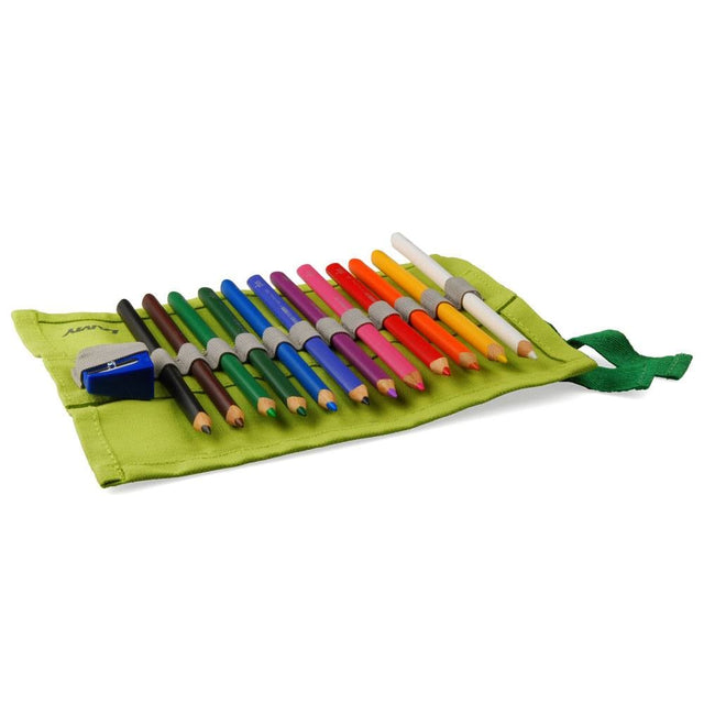 'lamy plus' colored pencil roll with sharpener