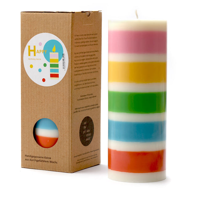 thick stearin candles