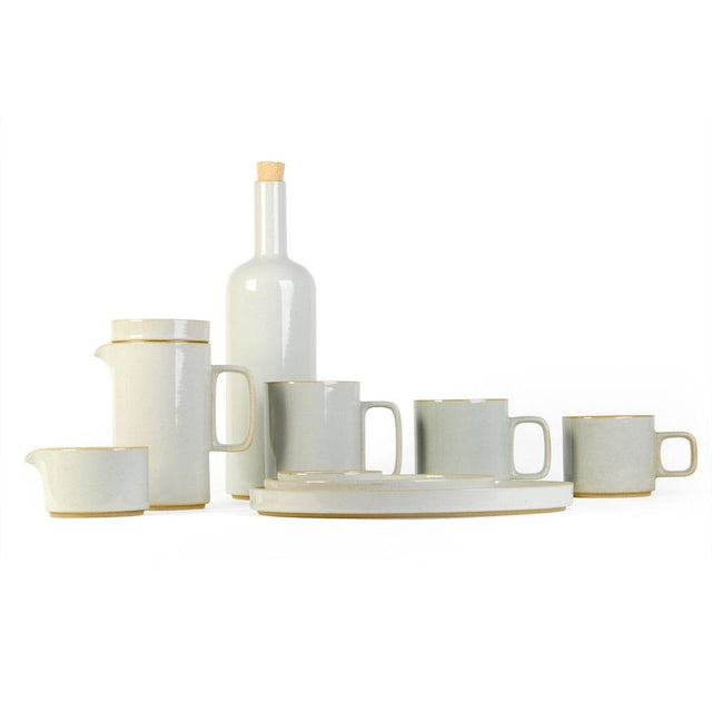 hasami | hohe kanne hellgrau glänzend glasiert | design takuhiro shinomoto