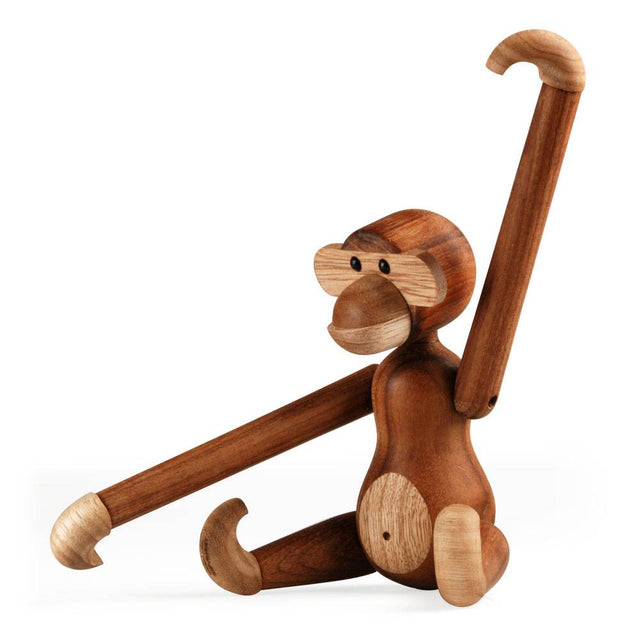 'wood monkey bojesen' 18.50 cm high