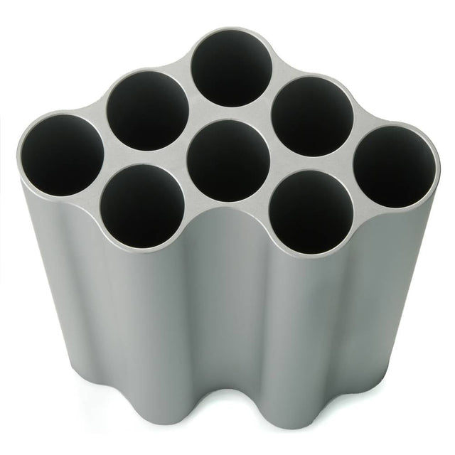 'nuage' vase medium, light silver
