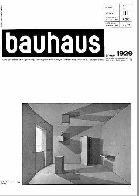 bauhaus magazine reprint | english edition