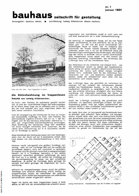 bauhaus magazine reprint | german edition