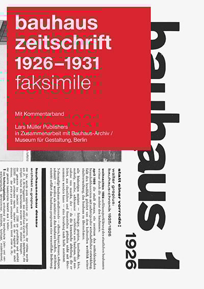 bauhaus zeitschrift reprint | deutsche ausgabe