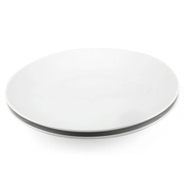 Assiette à gâteau « TAC » blanche Ø 19 cm, 2 pièces