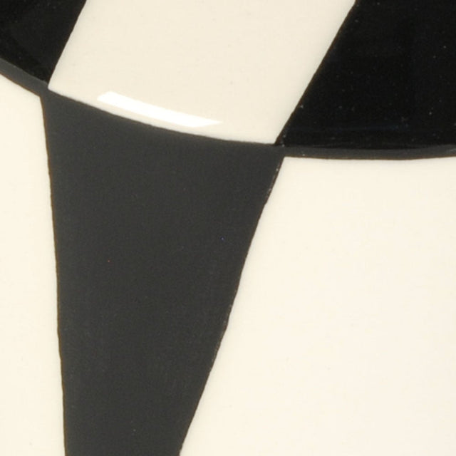 'vase 353' ritz dekor schwarz/elfenbein