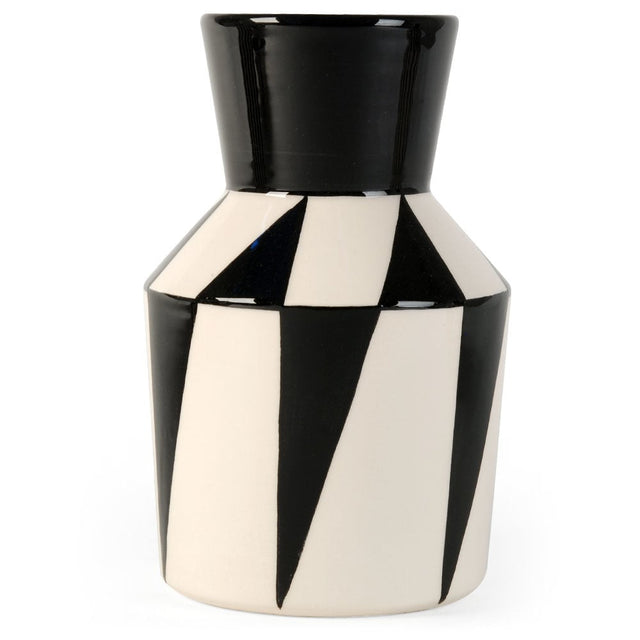 'vase 353' ritz dekor schwarz/elfenbein