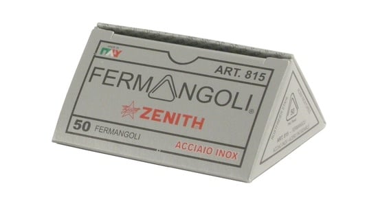 Zenith Paper Clips | Corner Clips | 50 Pieces