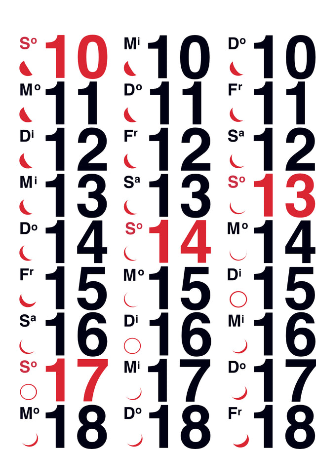 Roericht | Streifenkalender 2026