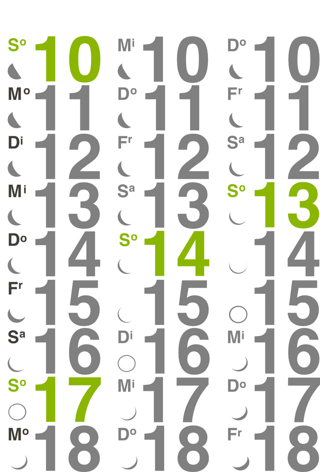 Roericht | Streifenkalender 2026