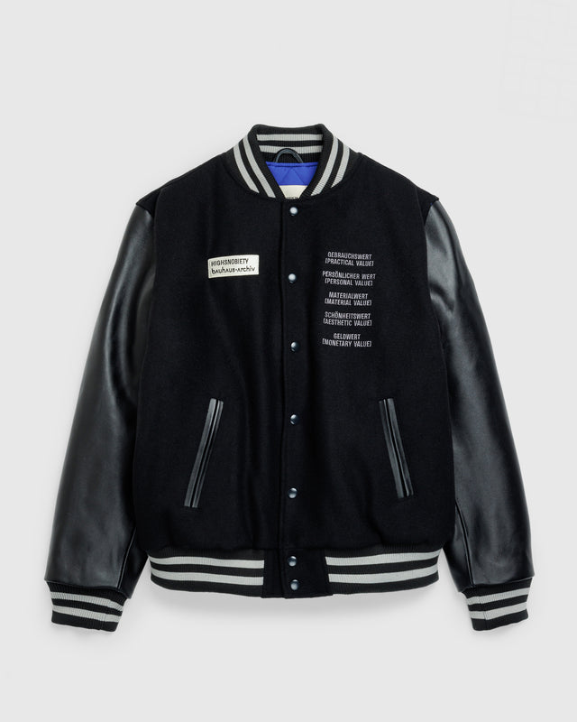 bauhaus-archiv x HIGHSNOBIETY | varsity jacke