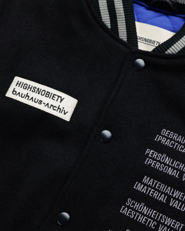 bauhaus-archiv x HIGHSNOBIETY | varsity jacke