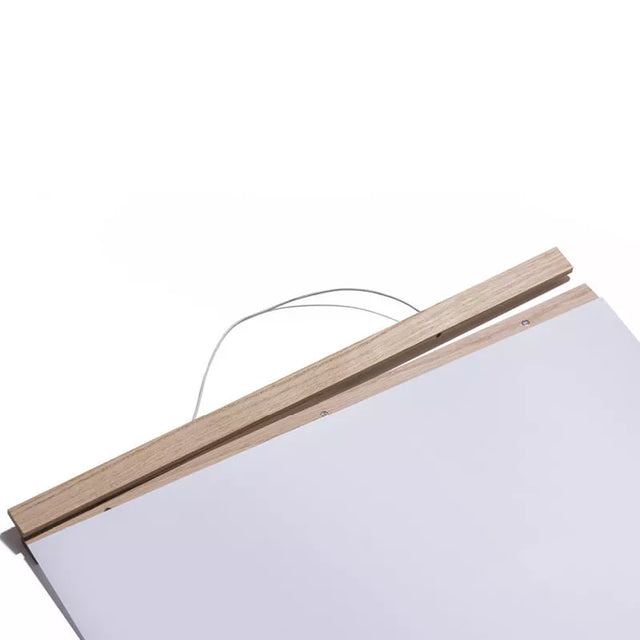 Ash Wood Poster Rail | Width: 60 cm (A1)