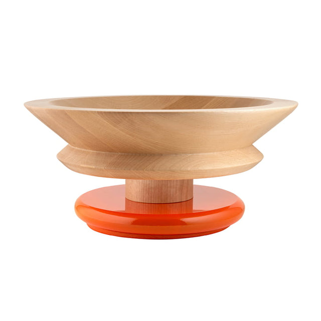 alessi | twergi wooden bowl | design by ettore sottsass