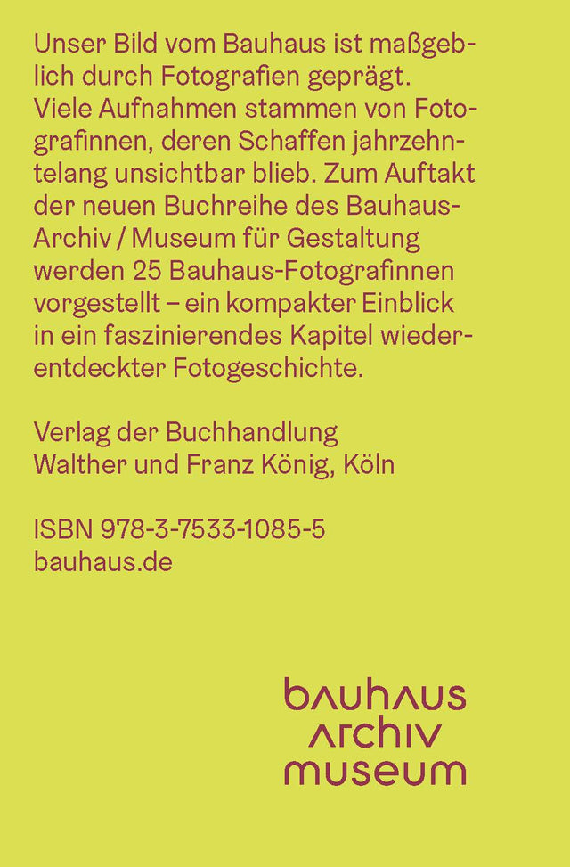 Bauhaus Books nr. 1 | De kvindelige fotografer