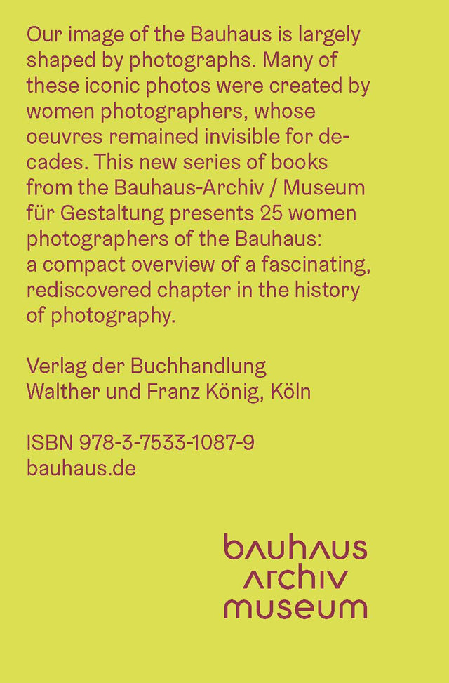 Bauhaus-bøger nr. 1 | Kvindelige fotografer