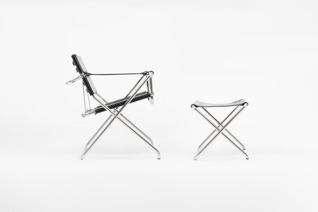 tecta | trio edition tecta x PB 0110 | folding chair marcel breuer | stool tecta | bag ayzit bostan