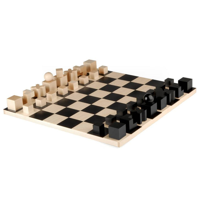 naef | original bauhaus model: bauhaus chess pieces | design josef hartwig