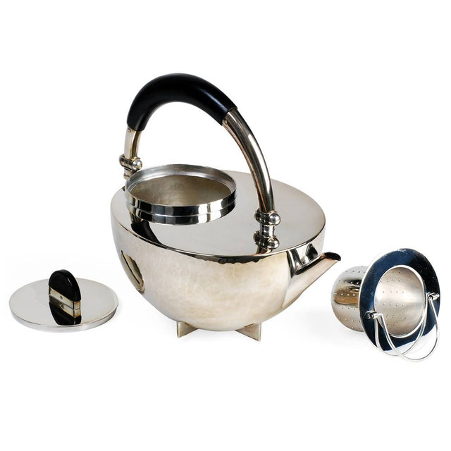 alessi | original bauhaus model: bauhaus teapot | design marianne brandt 1924