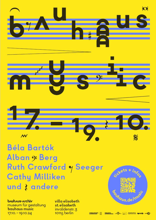 poster bauhaus music 2024