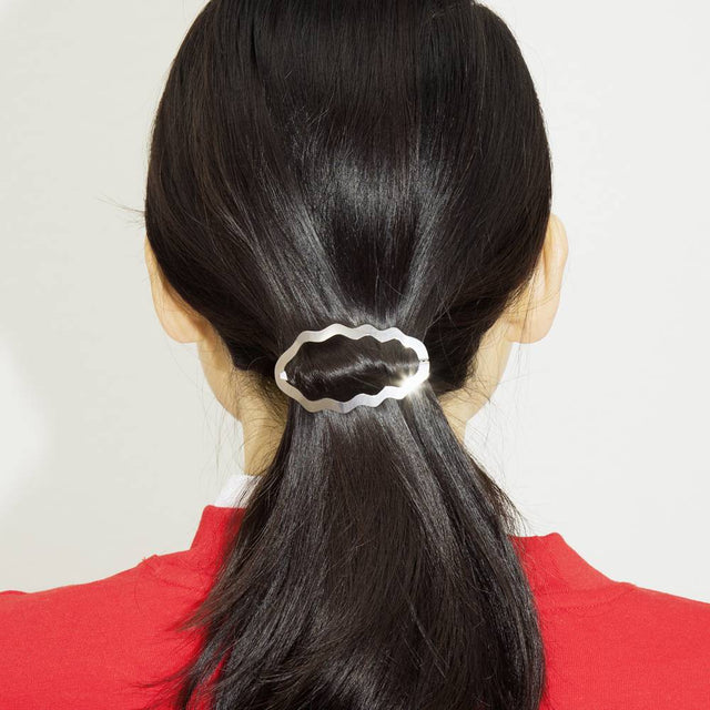 clinq | hair clip helia, spring steel polished