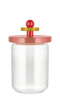 Vorratsdose Sottsass | Rot-Pink-Gelb