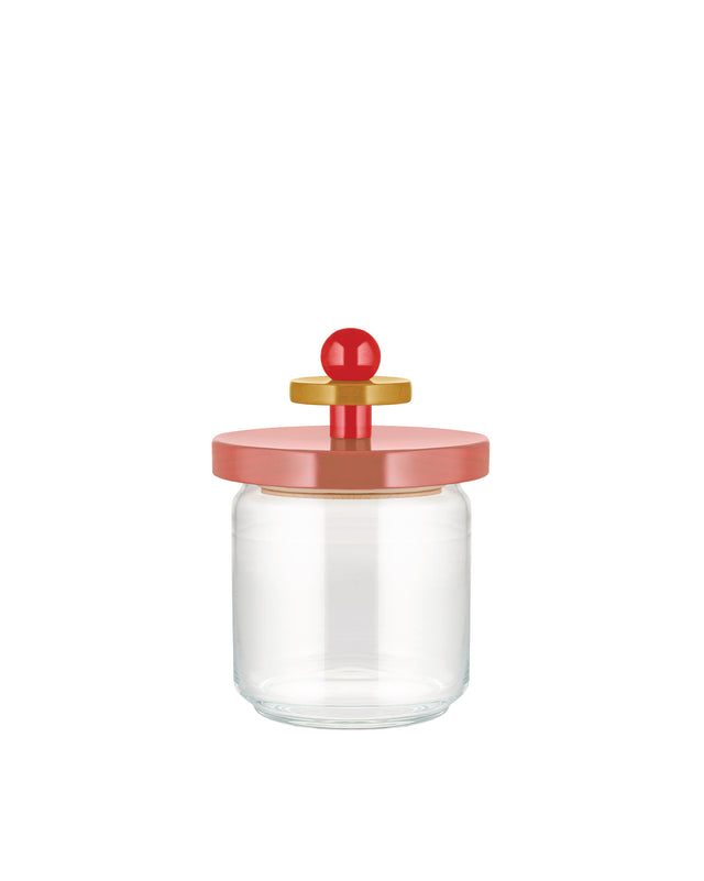 Vorratsdose Sottsass | Rot-Pink-Gelb