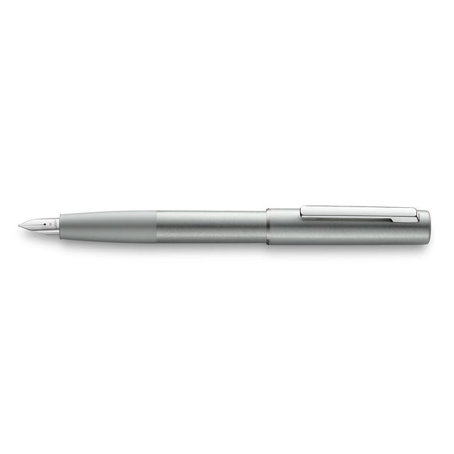 Stylo plume Lamy Aion | argent olive, plume fine – design jasper morrison