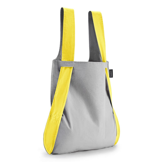 notabag tasche+rucksack | grau-gelb