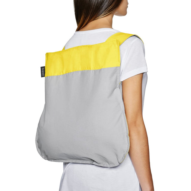 notabag bag+backpack | grey-yellow