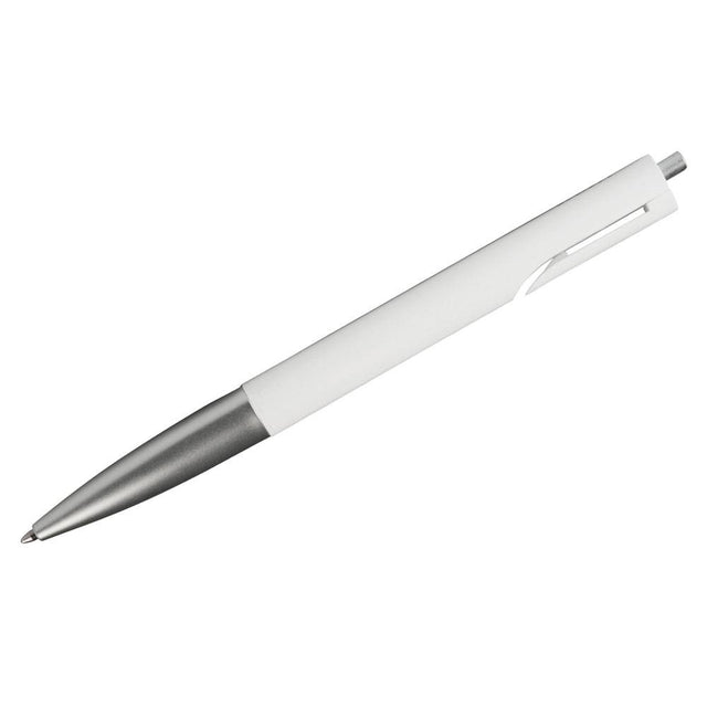 lamy noto ballpoint pen | white-metallic – design naoto fukasawa