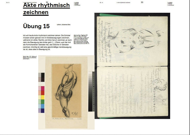 bauhaus archive | original bauhaus exercise book | german