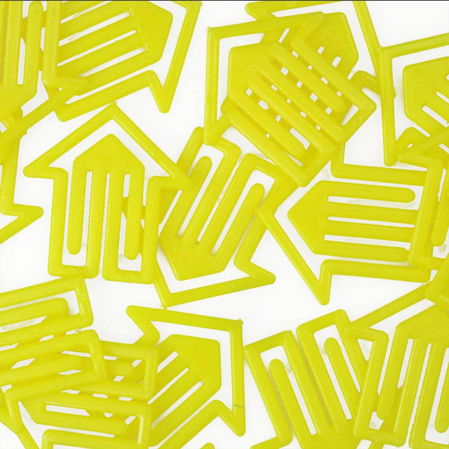 plasticlips | arrow clip yellow – design kurt lorber