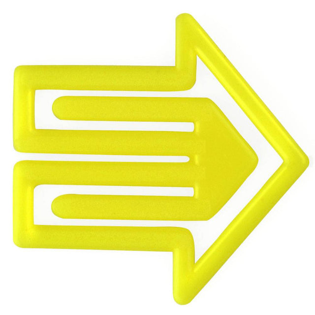 plasticlips | arrow clip yellow – design kurt lorber