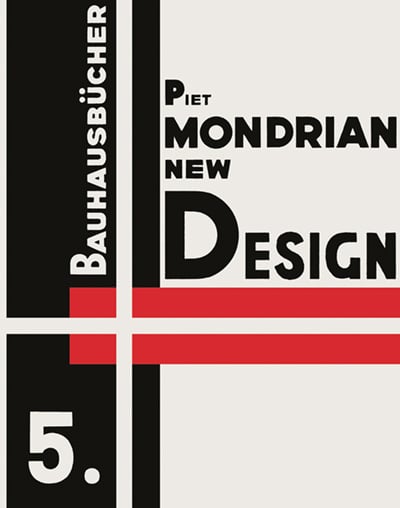 réimpression : Mondrian : nouveau design – néoplasticisme | édition anglaise