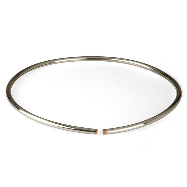 san lorenzo | flexible choker silver/copper, ø 4mm