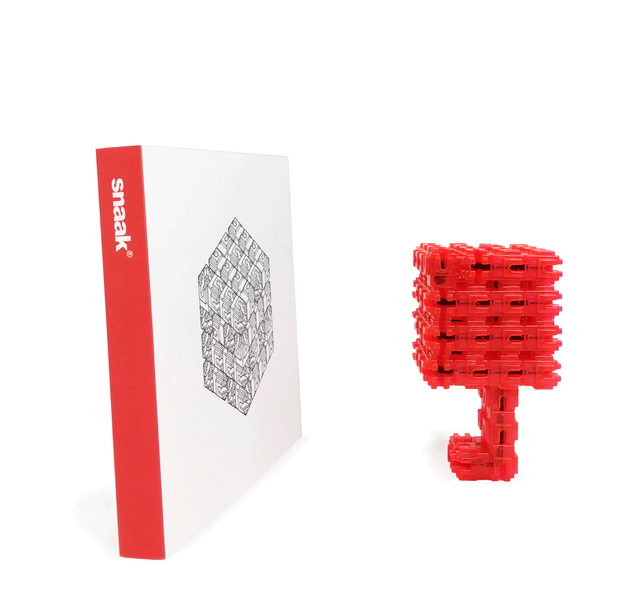 serpenter | Puzzle 3D, rouge