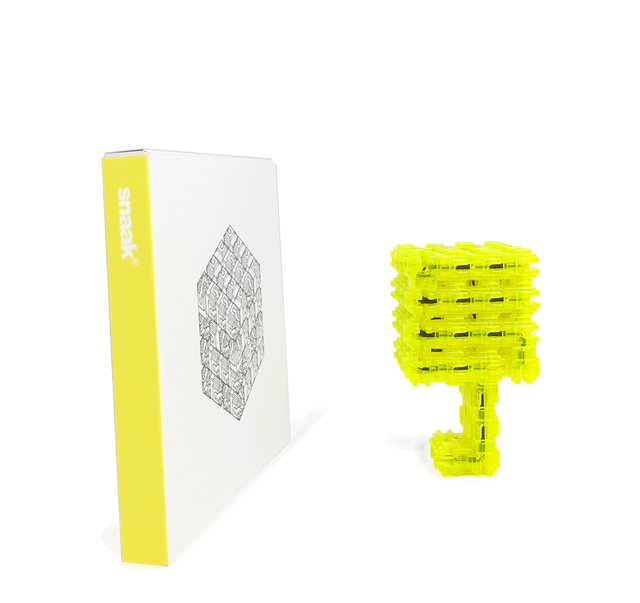 snaak | 3d puzzle, yellow