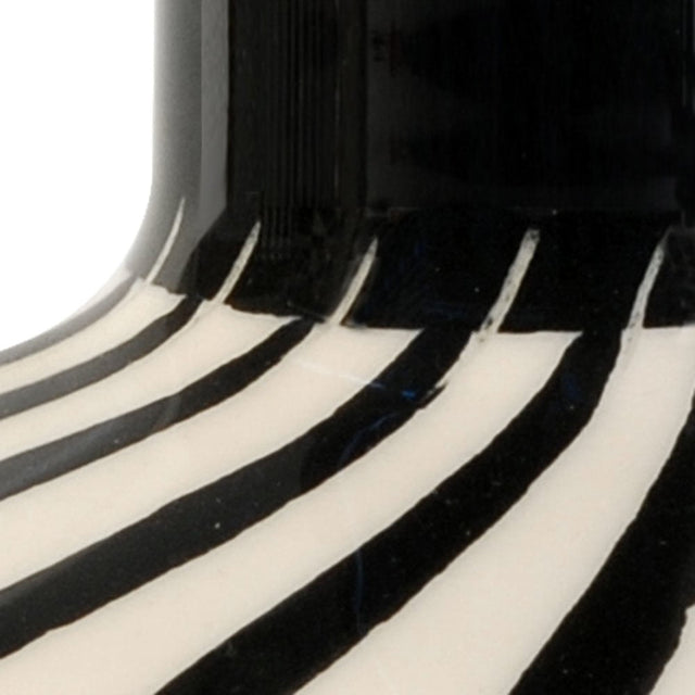 Vase 352 | Ritz Dekor 202 Schwarz / Elfenbein