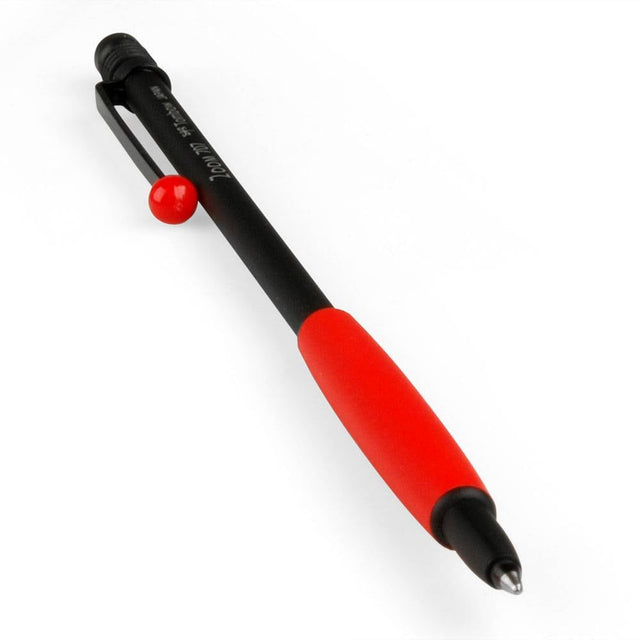 zoom 707 ballpoint pen black-red – design factory draft tombow